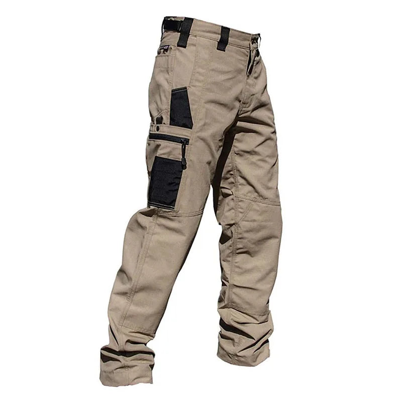 Clearance_Multi-Pocket Men's Casual Pants Military Tactical Cargo Pant Outdoor Hiking Trousers Wear-Resistant Training Overalls